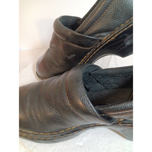 BOC Born Concept Brown Leather Slip On Mules Clogs Size 9M...Gently Worn EUC - Picture 8 of 12